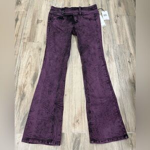 BDG Purple Flare Jeans